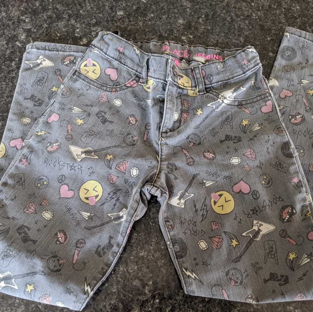Girls' Emoji Jeans